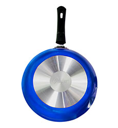 [85045.01A] SARTEN ALUMINIO 26 CM MANGO BAQUELITA DIFUSOR DE COLOR AZUL OSTER