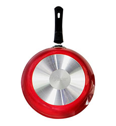 [85045.01R] SARTEN ALUMINIO 26 CM MANGO BAQUELITA DIFUSOR DE COLOR ROJO OSTER