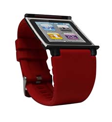 [CLRCHR22RED] FUNDA IWATCHZ PARA IPOD NANO 6G ROJA APPLE