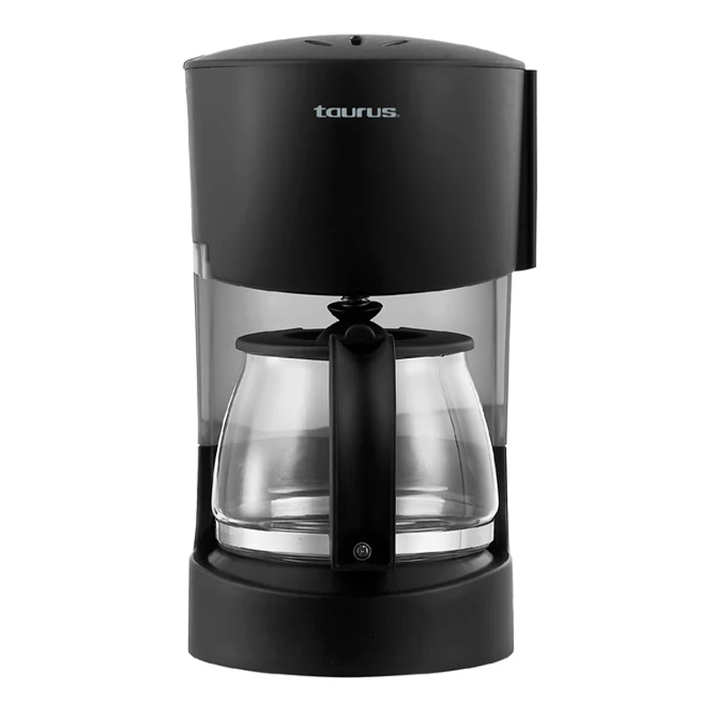 [COFFEEMAX6] CAFETERA 6 TAZAS AUTOMATICA JARRA DE VIDRIO NEGRO TAURUS