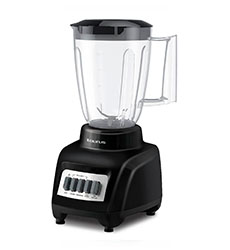 LICUADORA 4VEL 1LT VASO PLASTICO NEGRO TAURUS