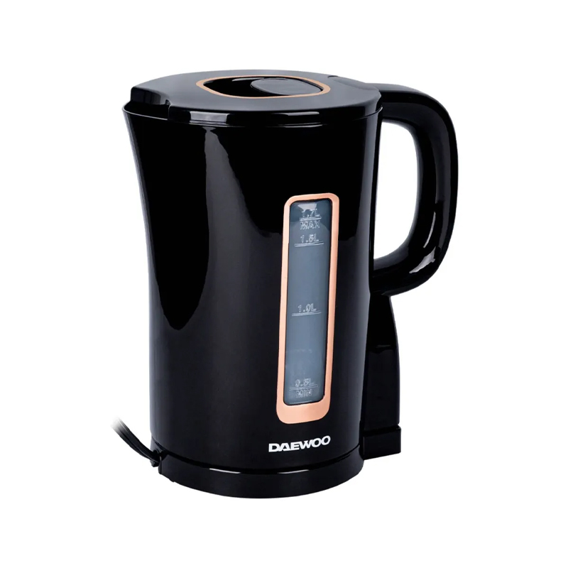 [DKS-1319] HERVIDOR DE AGUA INALÁMBRICO COLOR NEGRO,  CAPACIDAD DE 1.7L, CALENTADOR DE ACERO INOX, 1200W