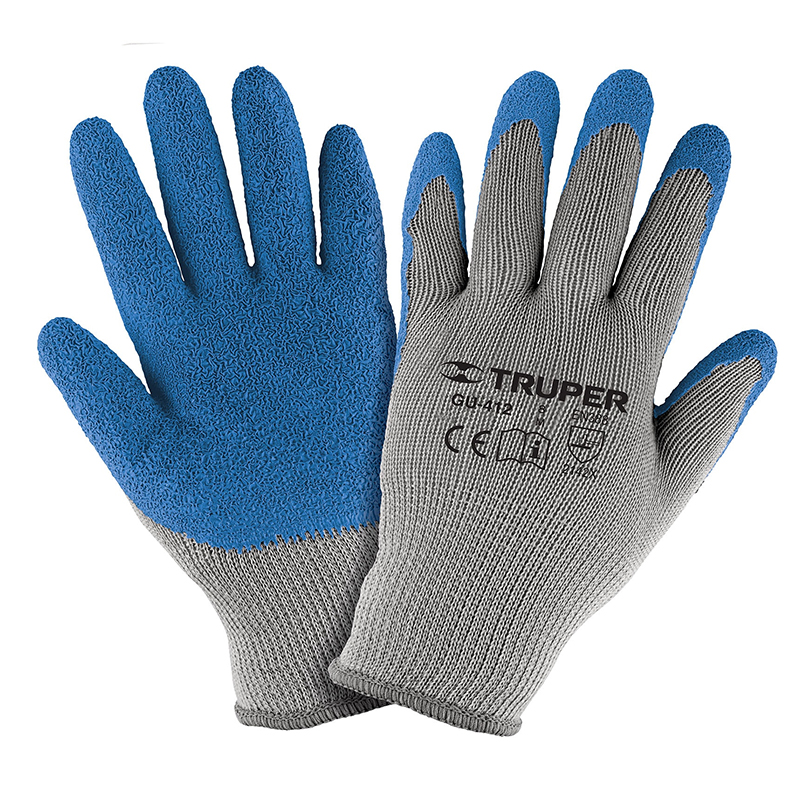 GUANTES DE POLIÉSTER RECUBIERTOS DE LATEX M TRUPER