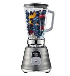 LICUADORA 2VEL 1.25LT VASO VIDRIO CLASICA METAL PLATA OSTER