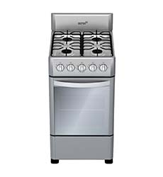 [AW5400D] ESTUFA 20P DE PISO ENC MANUAL 4 QUEMADORES SILVER ACROS