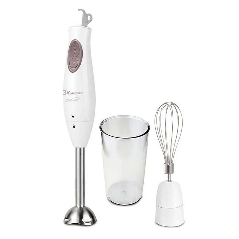 BATIDORA INMERSION 2 VELOCIDADES MEZCLA, BATE, TRITURA BLANCO INOXIDABLE KOBLENZ