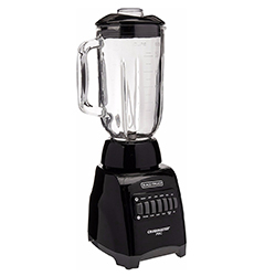 [BL1000BG] LICUADORA 10VEL 1.25LT VASO DE VIDRIO CRUSH MASTER PRO NEGRA B&D