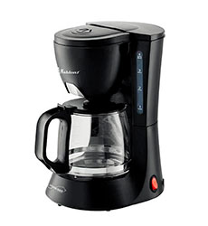 CAFETERA 4 TAZAS DE GOTEO JARRA DE VIDRIO NEGRO KOBLENZ