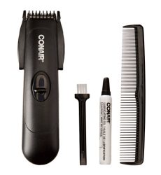 [HC-886R] RECORTADORA DE CABELLO 7 PIEZAS CUCHILLAS ACERO INOXIDABLE ROJO TIMCO