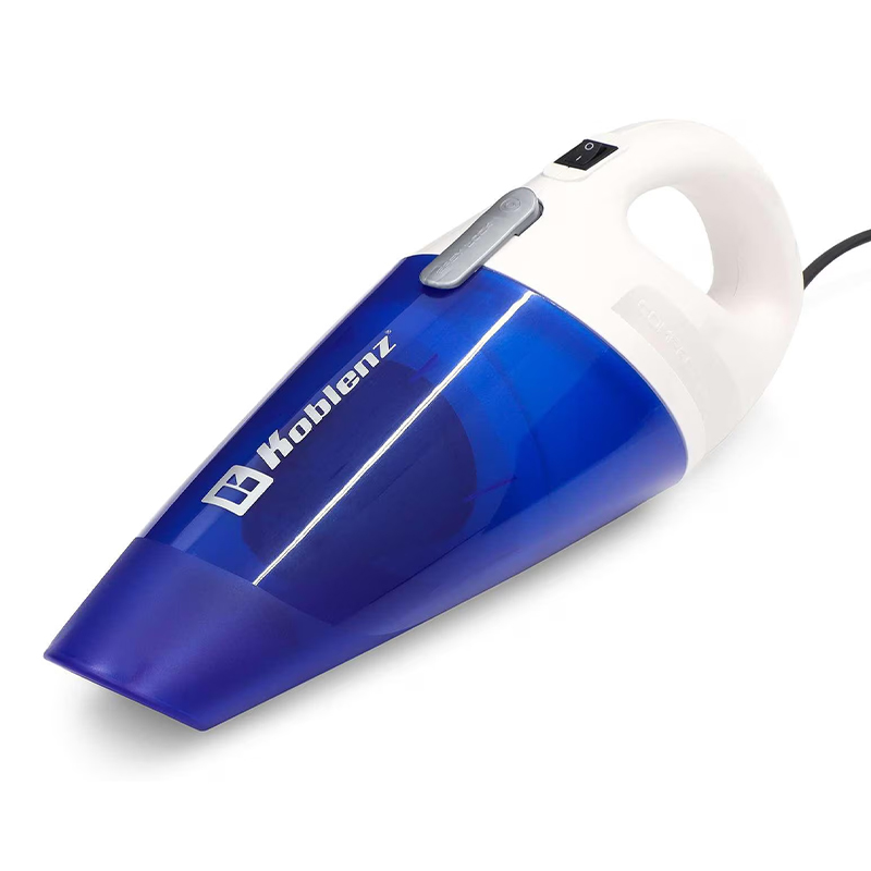 [HV-120-KG3A] ASPIRADORA MANO 120V ACCESORIO ESQUINERO CON ADAPTADOR AZUL/BLANCO KOBLENZ