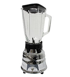 [M450-10] LICUADORA 1VEL 1.25LT VASO VIDRIO CLASICA METAL CROMADO BRILLANTE OSTER