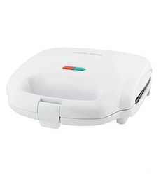 SANDWICHERA 2 SANDWICHES PLACAS ANTIADHERENTES BLANCA B&D