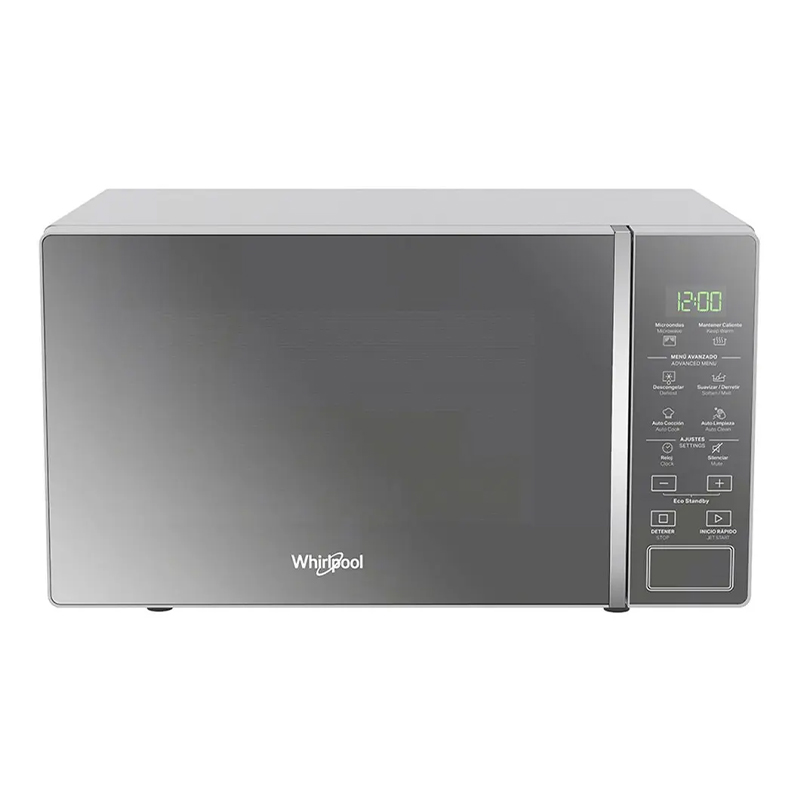 HORNO MICROONDAS 0.7P3 SENSOR ECO STANDBY SILVER WHIRLPOOL