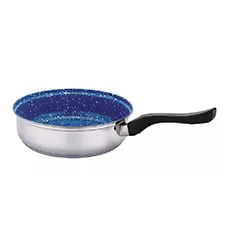 SARTEN DE ACERO INOX  MARMOL 24CM  YAJAD