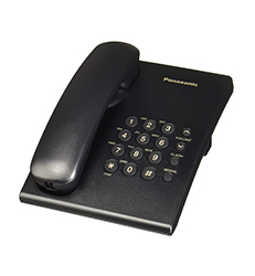 TELEFONO ALAMBRICO  KX-TS500MEB- NEGRO PANASONIC