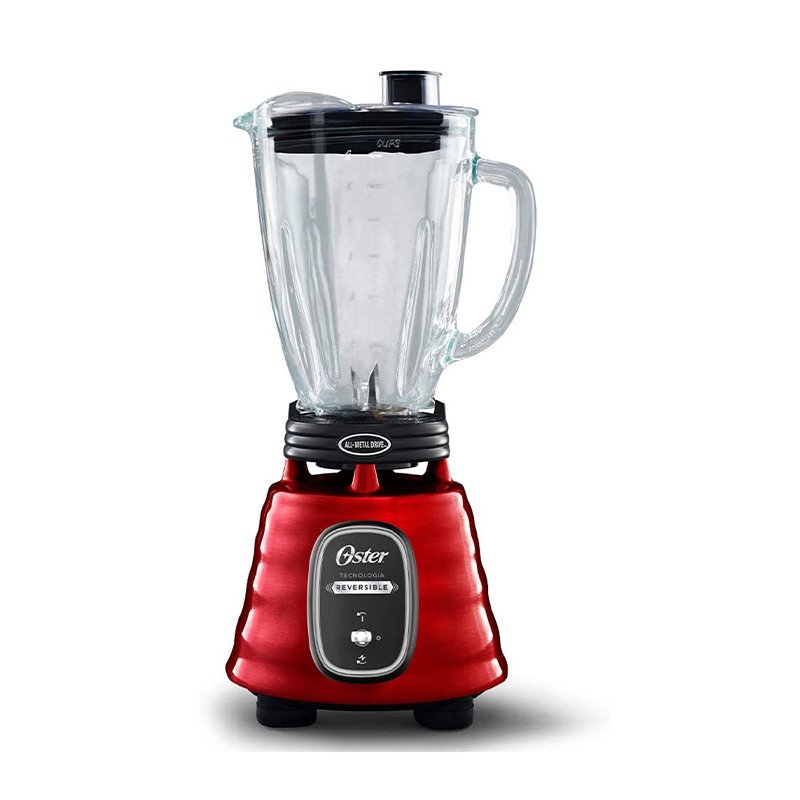 [2114090] LICUADORA 1VEL 1.25LT VASO VIDRIO CLASICA METAL ROJO OSTER