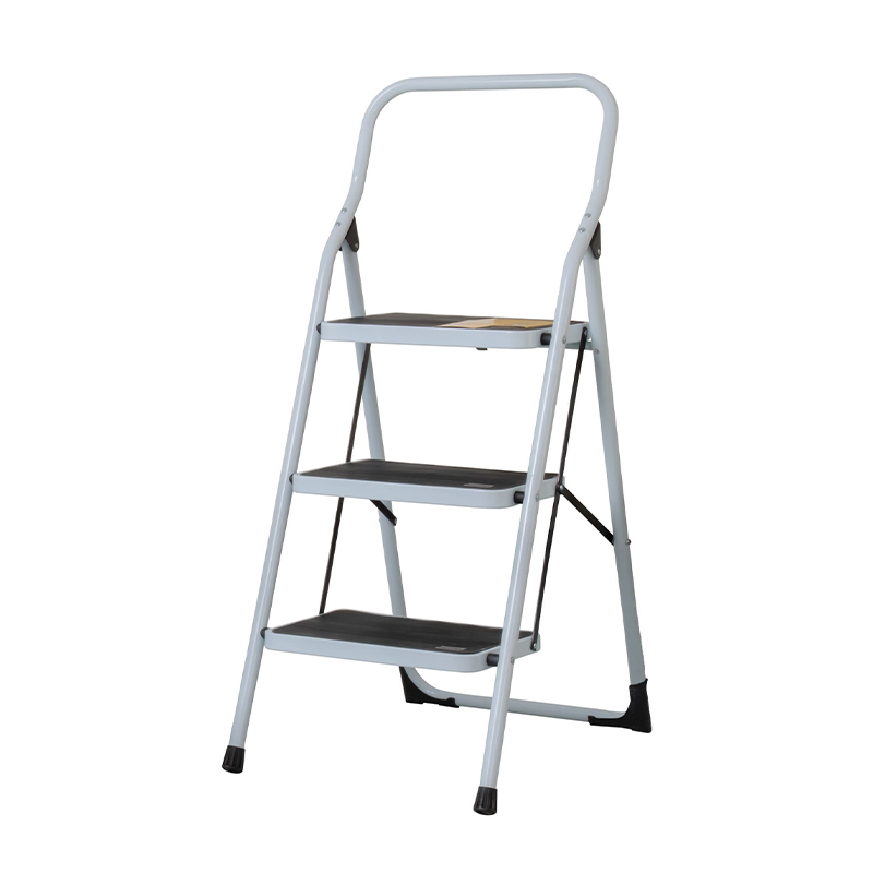 ESCALERA TUBULAR, PLEGABLE, 3 PELDAÑOS,