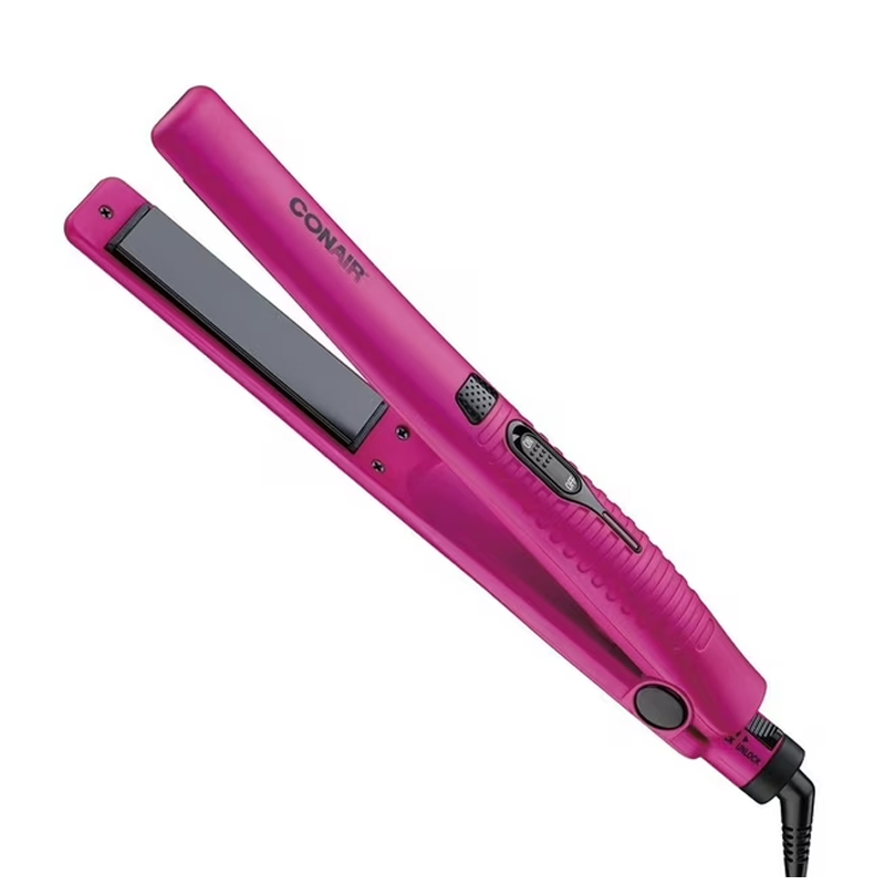[CS220PPKES] ALACIADORA 1P CERAMICA  NEGRO/ROSA CONAIR (copia)