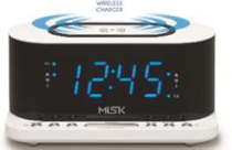 [MR486] RADIO RELOJ DESPERTADOR CON CARGADOR INDUCTIVO