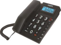 TELÉFONO ALÁMBRICO NUMEROS GRANDES CON IDENTIFICADOR DE LLAMADAS