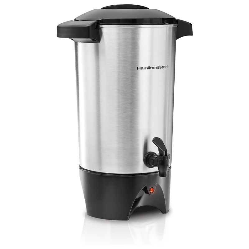 [40515G] CAFETERA 45 TAZAS PERCOLADORA GRIS/NEGRO HAMILTON BEACH