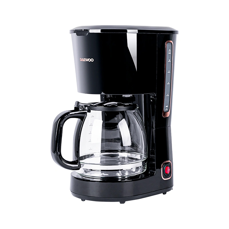 CAFETERA AUTOMÁTICA COLOR NEGRA, CAPACIDAD DE 12 TAZAS (1.5L), FUNCIÓN ANTIGOTEO, 750W