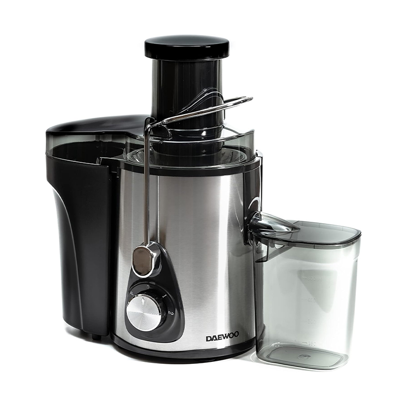 EXTRACTOR DE JUGO, COLOR PLATEADO, ENVASE DE JUGO DE 600ML Y CONTENEDOR DE PULPA 1000ML, 2 VELOCIDADES + FUNCIÓN DE PULSO, 400W