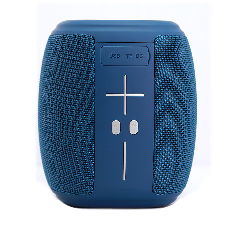 BOCINA BLUETOOTH CON LUZ LED RGB EN LA BOCINA AZUL