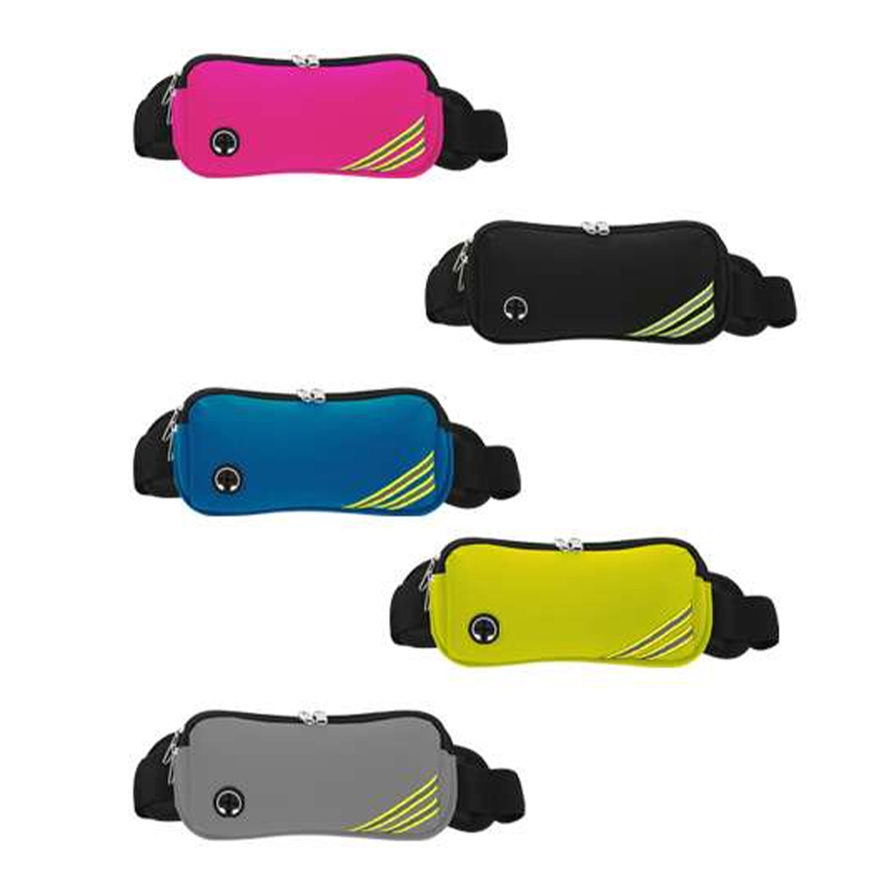 [SPRINTER BL 151] CANGURERA DEPORTIVA DOBLE CIERRE CINTURON AJUSTABLE Y SALIDA