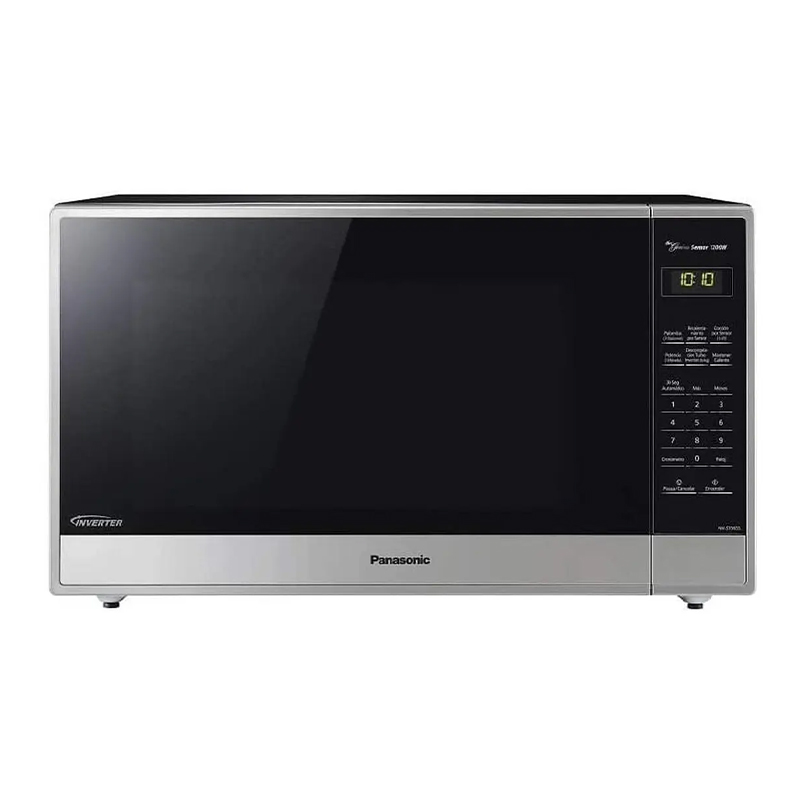 HORNO DE MICROONDAS, 1200W, 2.2 PIES CUBICOS ACERO INOXIDABLE
