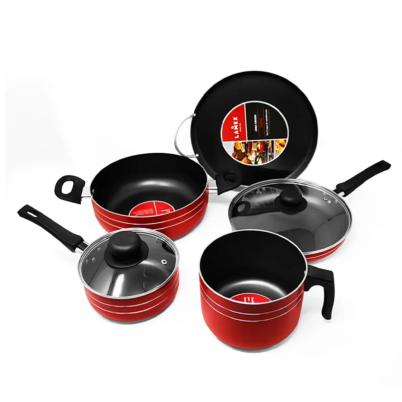 BATERIA RUBI ROJO 7 PIEZAS M/NEGRO 2.0 MM