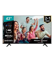 PANTALLA LED 43P SMART UHD 4K ANDROID HISENSE