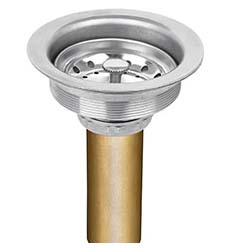 [49352] COLADERA DESMONTABLE CONTRACANASTA ACERO INOX CON TUBON DE LATON FOSET