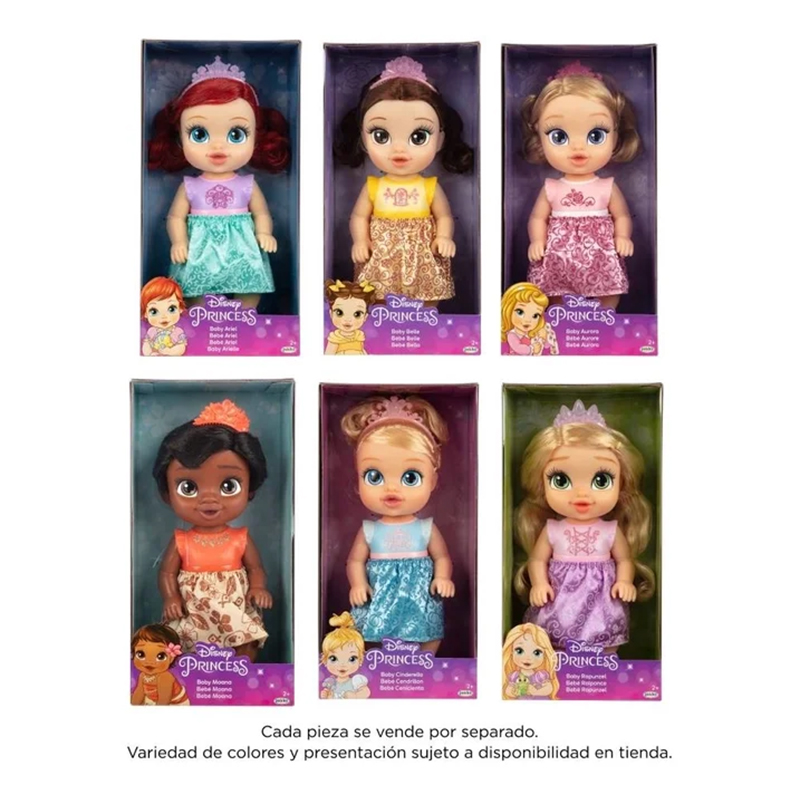 DISNEY PRINCESAS MUÑECAS BEBE SURTIDO