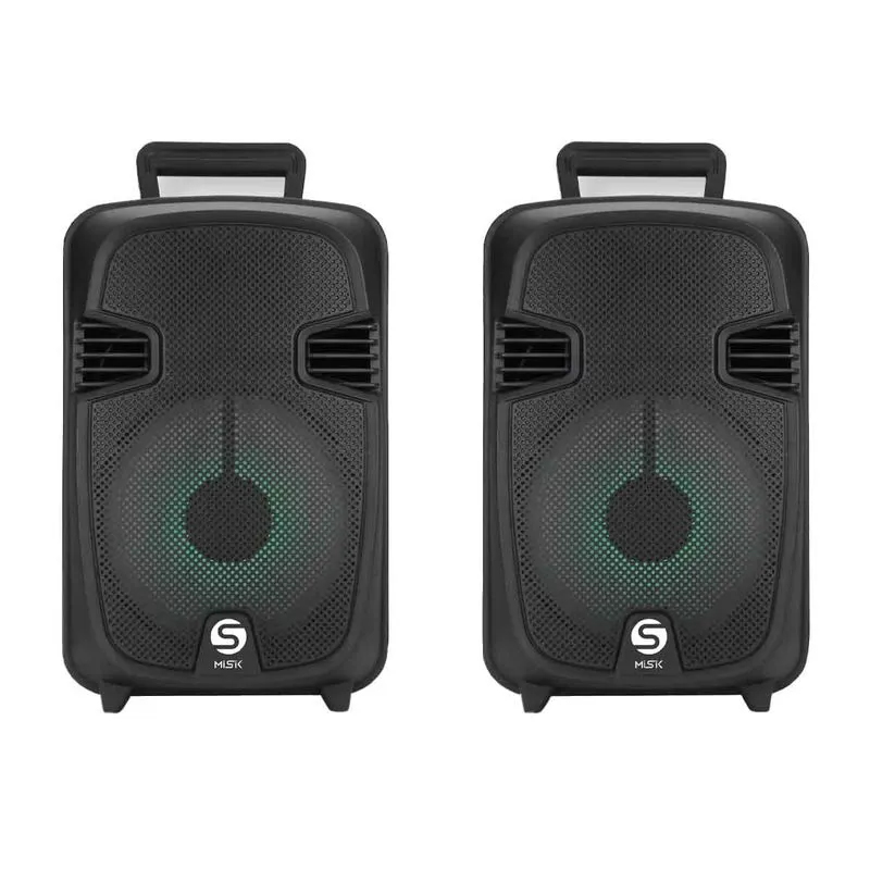 COMBO DE 2 BAFLES DE 8” TWS CON LUCES LED