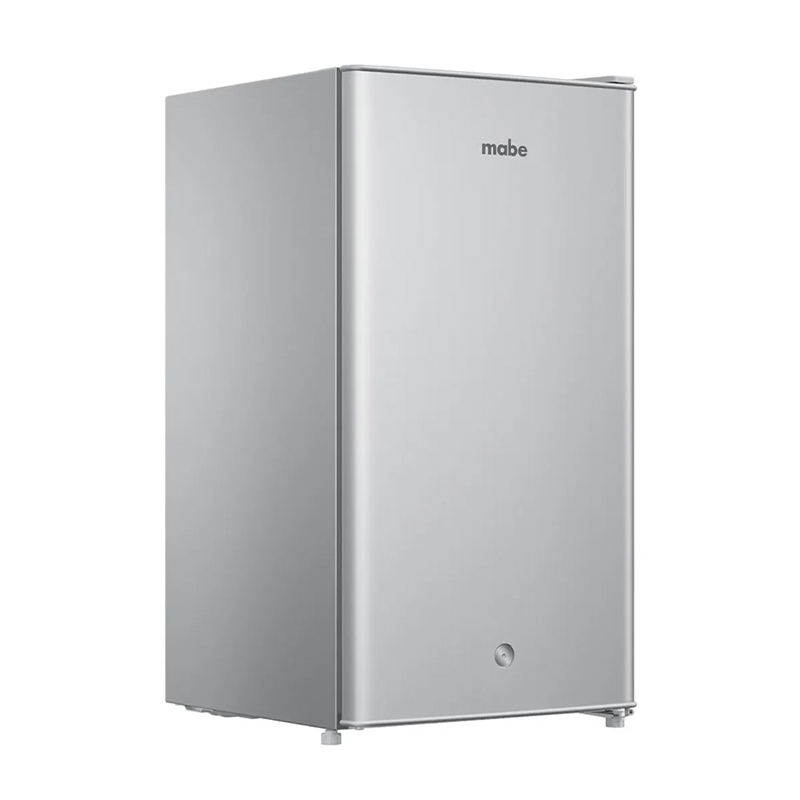 FRIGOBAR 4P3 PUERTA CERRADURA ACERO INOXIDABLE PLATA MABE (copia)